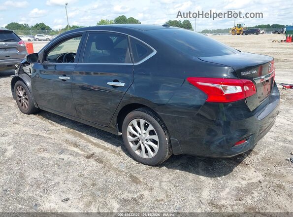 3N1AB7APXJY310878 2018 NISSAN SENTRA Black Trasero izquierdo