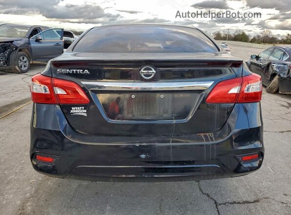 3N1AB7APXJY317393 2018 NISSAN SENTRA Black Հետևի տեսք