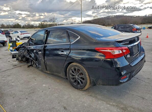 3N1AB7APXJY317393 2018 NISSAN SENTRA Black Հետևի ձախ