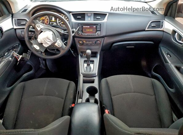 3N1AB7APXJY317393 2018 NISSAN SENTRA Black Առջևի վահանակի տեսք