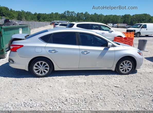 3N1AB7APXKL607860 2019 NISSAN SENTRA Silver Սալոնի հետևի տեսք