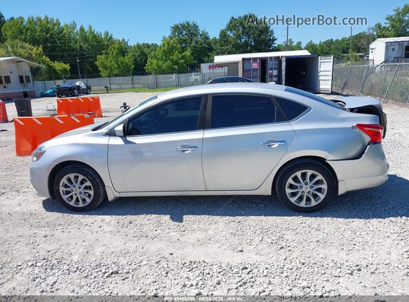 3N1AB7APXKL607860 2019 NISSAN SENTRA Silver Սալոնի 360 աստիճան տեսք