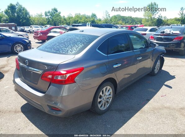 3N1AB7APXKL608653 2019 NISSAN SENTRA Gray Trasero derecho