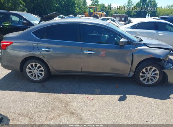 3N1AB7APXKL608653 2019 NISSAN SENTRA Gray Vista interior trasera