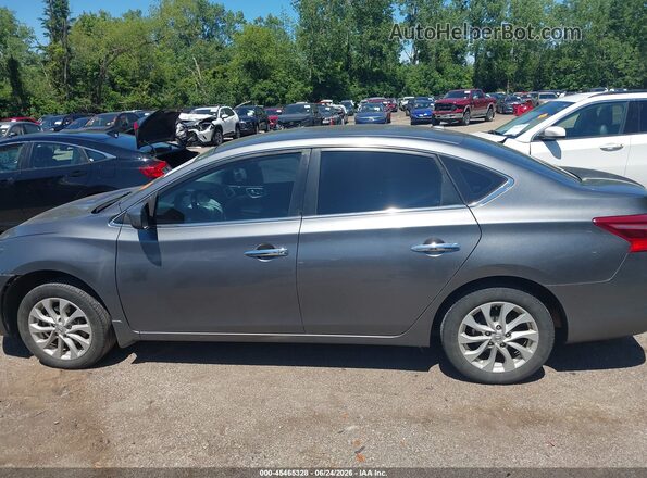 3N1AB7APXKL608653 2019 NISSAN SENTRA Gray Vista interior de 360 grados
