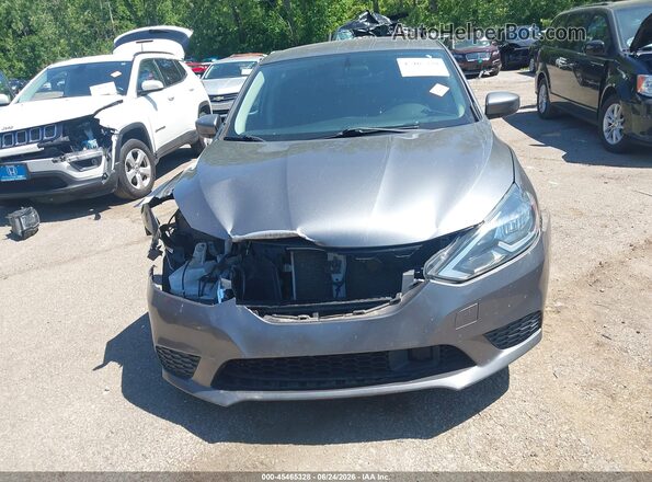 3N1AB7APXKL608653 2019 NISSAN SENTRA Gray Vista del cuadro de instrumentos