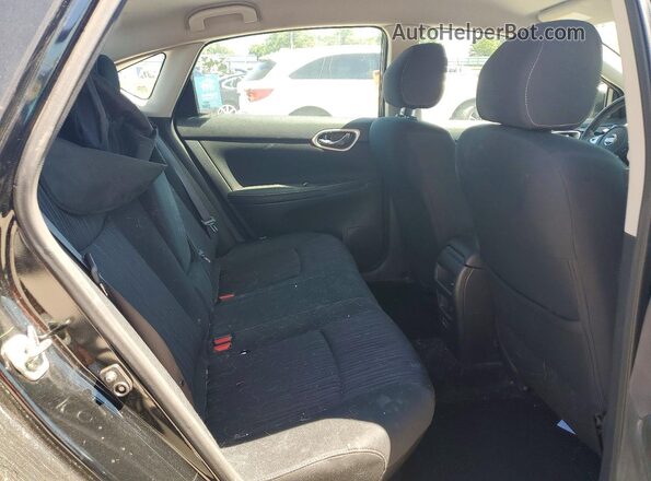 3N1AB7APXKL626604 2019 NISSAN SENTRA Black Вид задніх сидінь