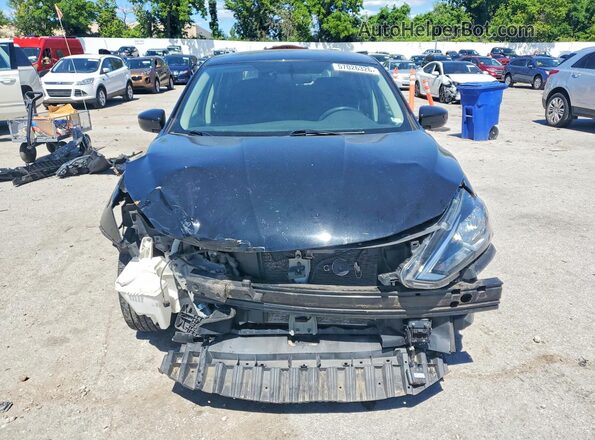 3N1AB7APXKL626604 2019 NISSAN SENTRA Black Вид спереду