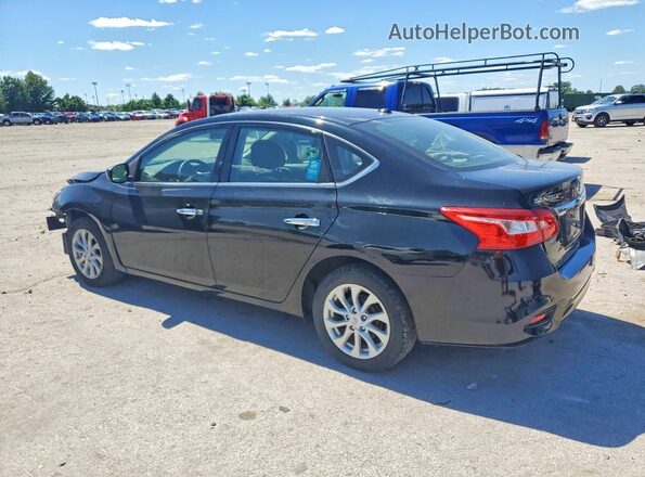 3N1AB7APXKL626604 2019 NISSAN SENTRA Black Задня ліва чверть