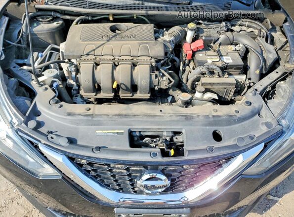 3N1AB7APXKY214587 2019 NISSAN SENTRA Black Vista interior trasera