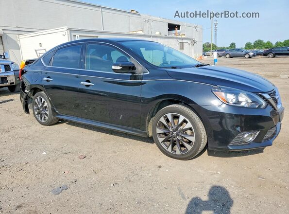 3N1AB7APXKY214587 2019 NISSAN SENTRA Black Delantero derecho