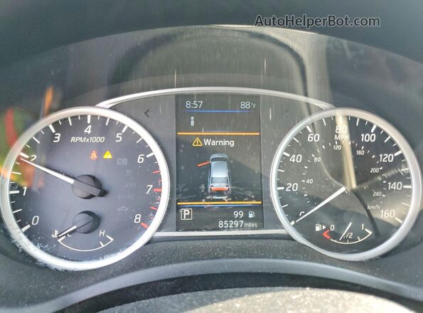3N1AB7APXKY214587 2019 NISSAN SENTRA Black Vista del cuadro de instrumentos