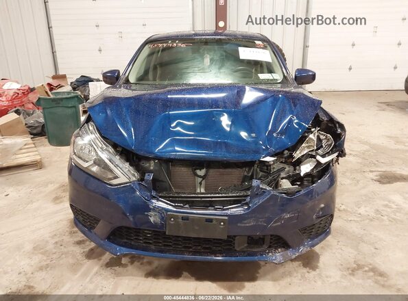 3N1AB7APXKY223158 2019 NISSAN SENTRA Синий Вид щитка приборов