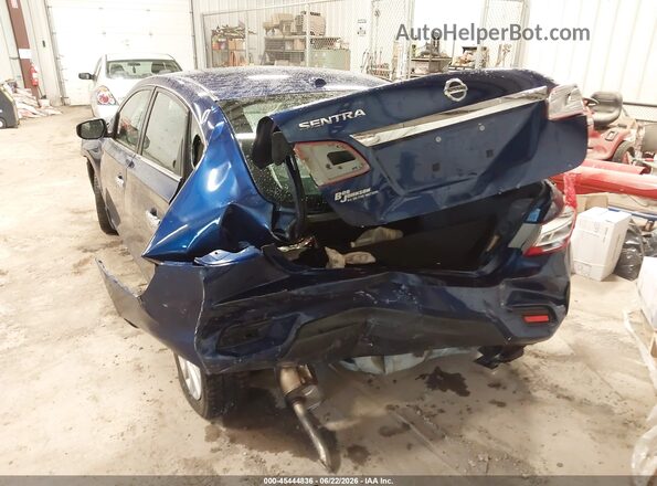 3N1AB7APXKY223158 2019 NISSAN SENTRA Синий Вид спереди