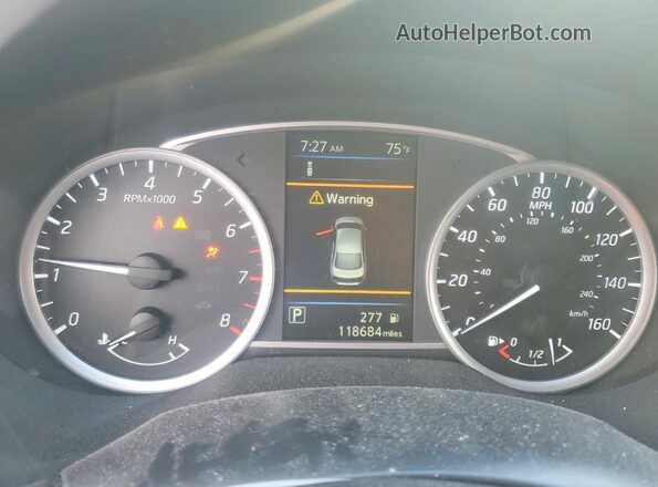 3N1AB7APXKY225542 2019 NISSAN SENTRA Серебряный 