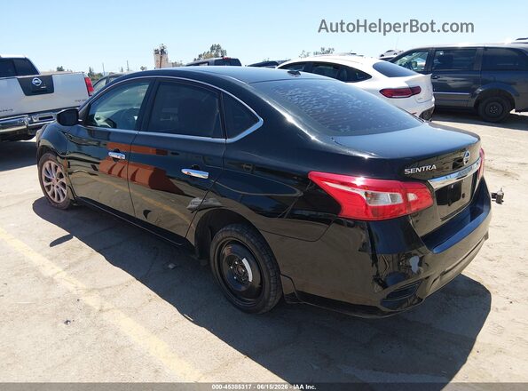 3N1AB7APXKY240719 2019 NISSAN SENTRA Black Задня ліва чверть