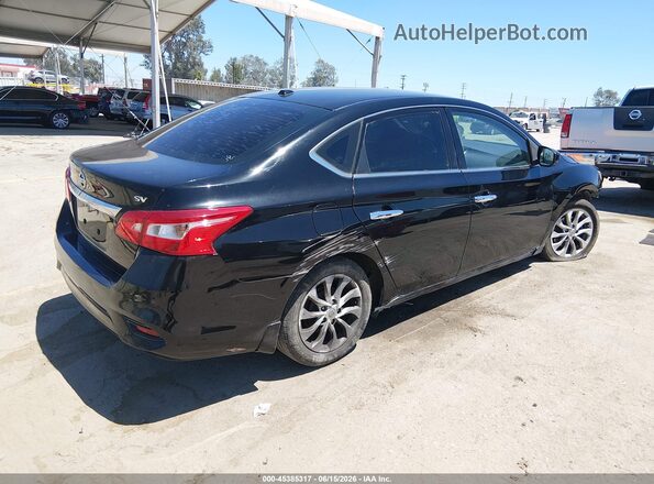 3N1AB7APXKY240719 2019 NISSAN SENTRA Black Задня права чверть