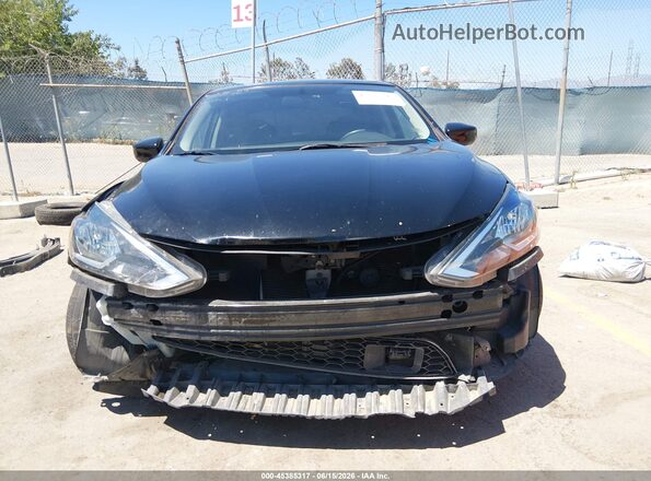 3N1AB7APXKY240719 2019 NISSAN SENTRA Black Вид спереду