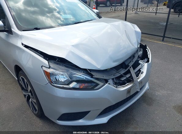 3N1AB7APXKY241014 2019 NISSAN SENTRA Silver წინა ხედი