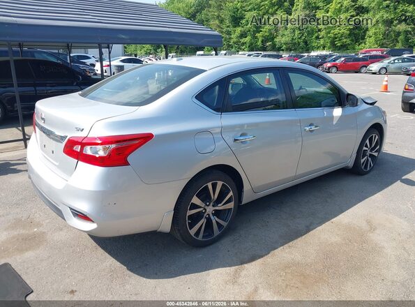 3N1AB7APXKY241014 2019 NISSAN SENTRA Silver უკანა მარჯვენა