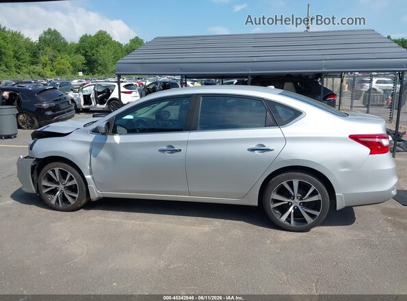 3N1AB7APXKY241014 2019 NISSAN SENTRA Silver სალონის 360-გრადუსიანი ხედი