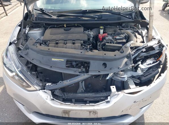 3N1AB7APXKY241014 2019 NISSAN SENTRA Silver უკანა ხედი