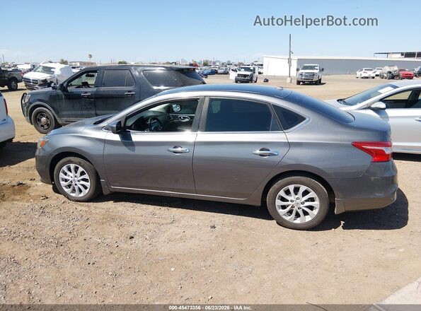 3N1AB7APXKY249260 2019 NISSAN SENTRA Gray Սալոնի 360 աստիճան տեսք