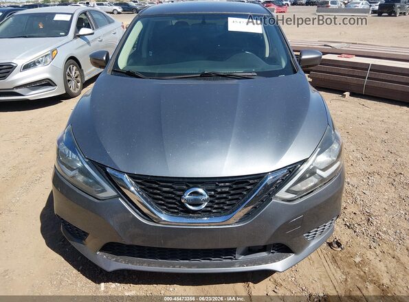 3N1AB7APXKY249260 2019 NISSAN SENTRA Gray Սարքավորումների վահանակի տեսք