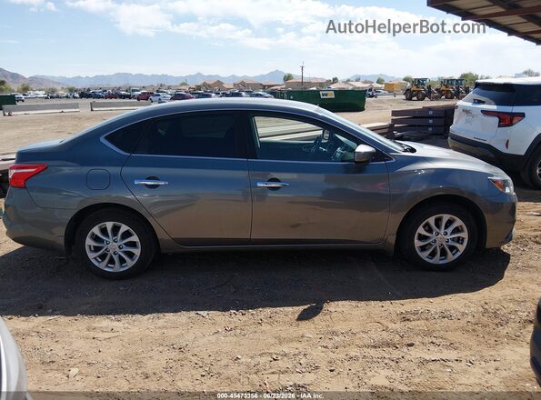 3N1AB7APXKY249260 2019 NISSAN SENTRA Gray Սալոնի հետևի տեսք