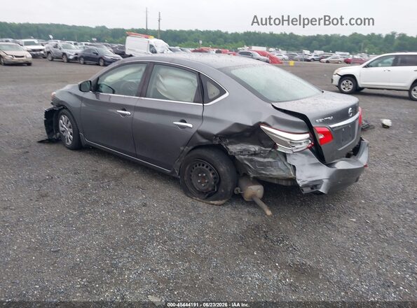 3N1AB7APXKY259769 2019 NISSAN SENTRA Gray Rear left