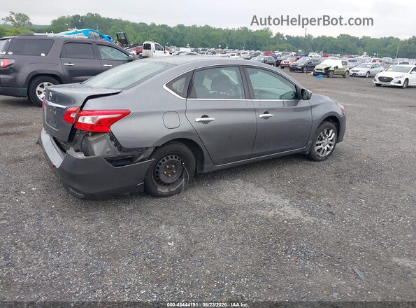 3N1AB7APXKY259769 2019 NISSAN SENTRA Gray Rear right