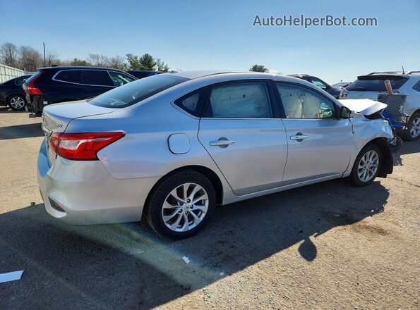 3N1AB7APXKY285501 2019 NISSAN SENTRA Silver Задня права чверть