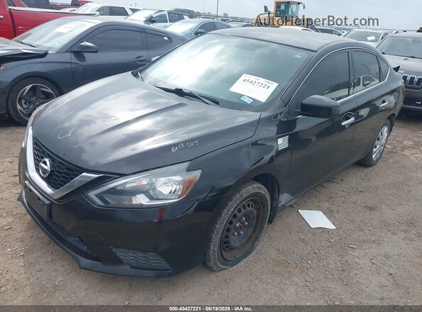 3N1AB7APXKY298538 2019 NISSAN SENTRA Black Przód lewy
