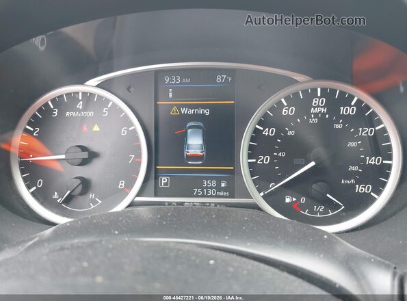 3N1AB7APXKY298538 2019 NISSAN SENTRA Black Widok tylnych siedzeń