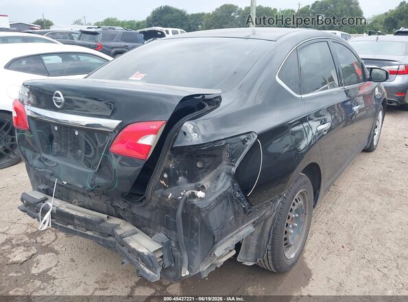 3N1AB7APXKY298538 2019 NISSAN SENTRA Black Tył prawy