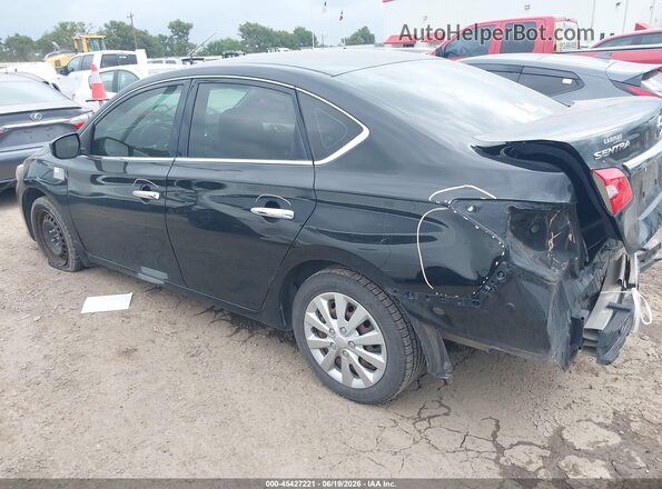 3N1AB7APXKY298538 2019 NISSAN SENTRA Black Widok wnętrza 360 stopni