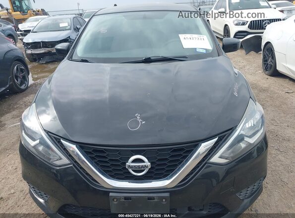 3N1AB7APXKY298538 2019 NISSAN SENTRA Black Widok zestawu wskaźników