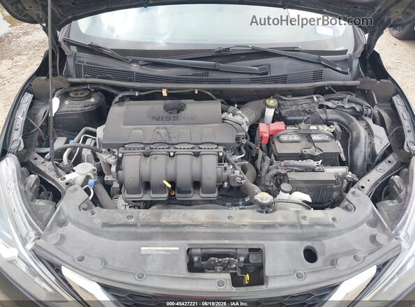 3N1AB7APXKY298538 2019 NISSAN SENTRA Black Widok z tyłu