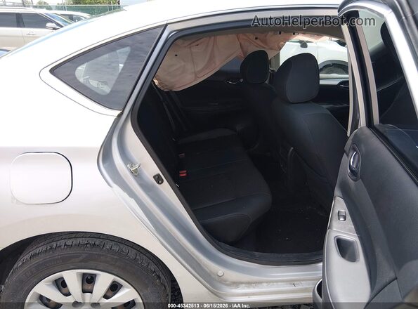 3N1AB7APXKY327312 2019 NISSAN SENTRA Серебряный Вид наклейки с VIN-кодом