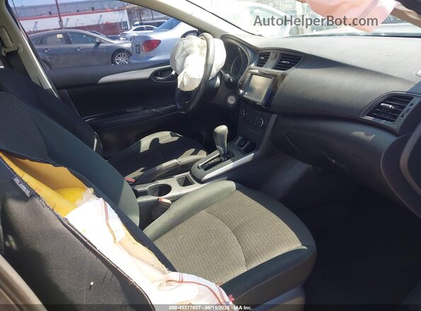 3N1AB7APXKY352310 2019 NISSAN SENTRA Gray Front interior view