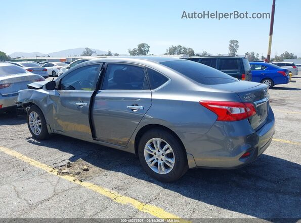 3N1AB7APXKY352310 2019 NISSAN SENTRA Gray Rear left