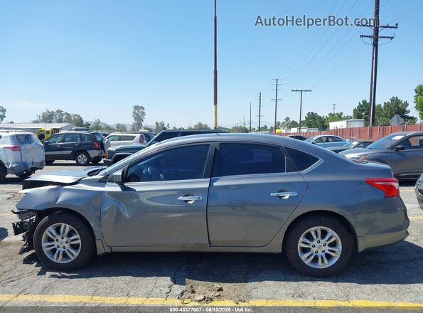 3N1AB7APXKY352310 2019 NISSAN SENTRA Gray 360 interior view