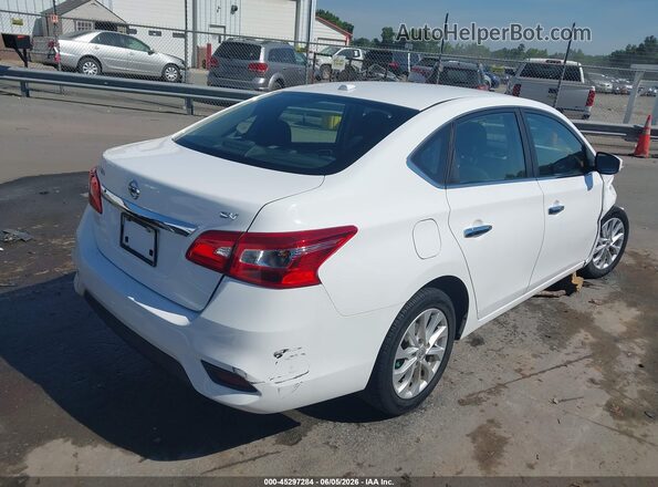 3N1AB7APXKY356115 2019 NISSAN SENTRA White Trasero derecho