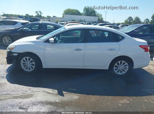 3N1AB7APXKY356115 2019 NISSAN SENTRA White Vista interior de 360 grados