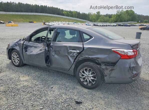 3N1AB7APXKY356289 2019 NISSAN SENTRA Gray Հետևի ձախ