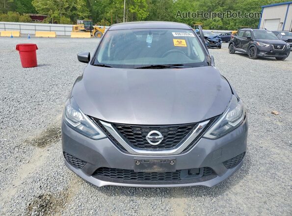 3N1AB7APXKY356289 2019 NISSAN SENTRA Gray Դիմացի տեսք