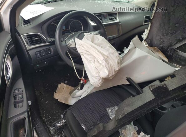 3N1AB7APXKY376400 2019 NISSAN SENTRA White წინა პანელის ხედი