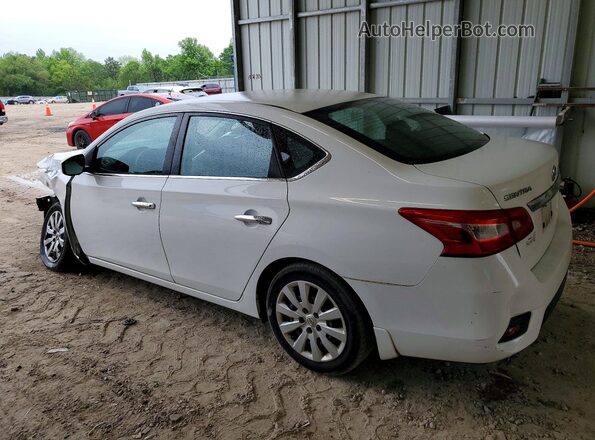 3N1AB7APXKY380480 2019 NISSAN SENTRA White Задня ліва чверть