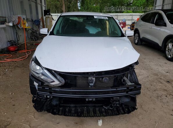 3N1AB7APXKY380480 2019 NISSAN SENTRA White Вид спереду