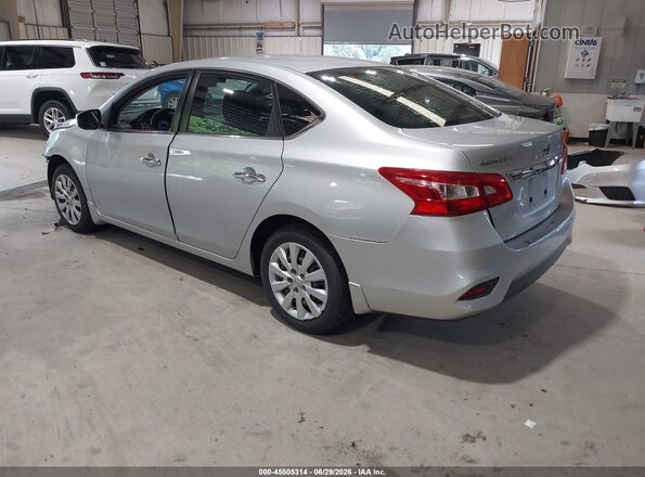 3N1AB7APXKY384545 2019 NISSAN SENTRA Серый Задняя левая четверть